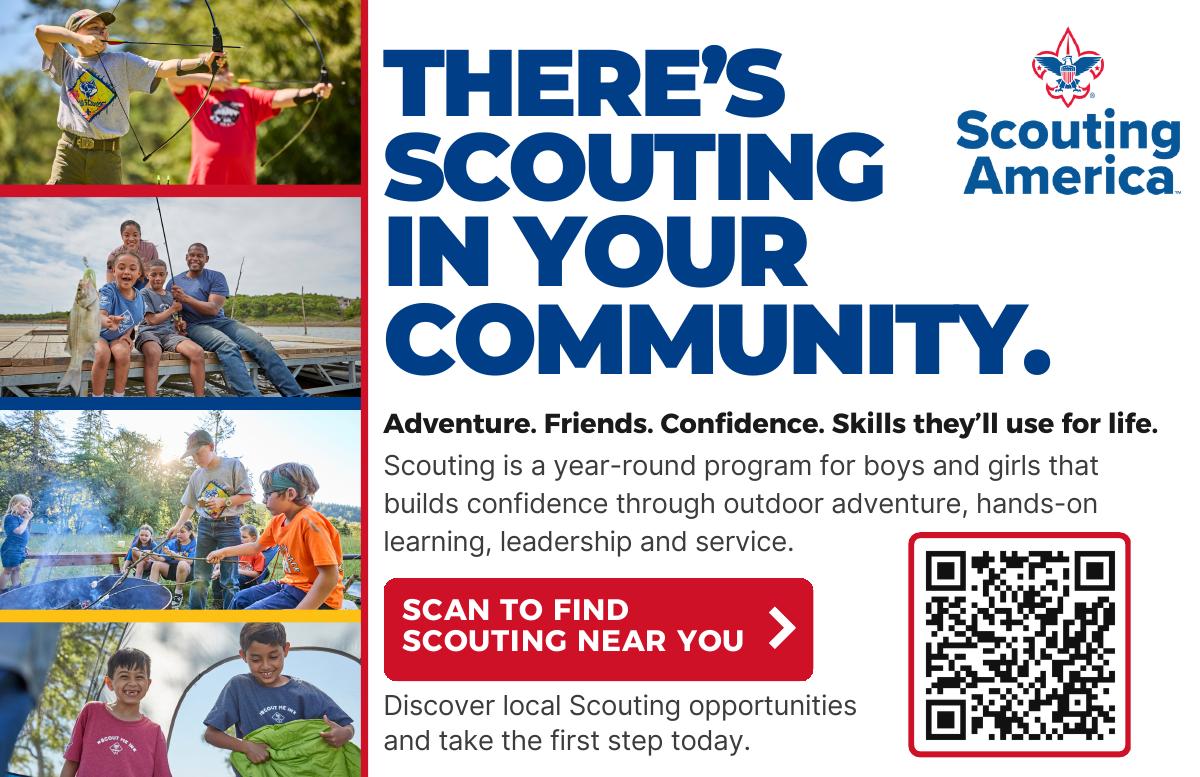 Scouting in Your Community postcard